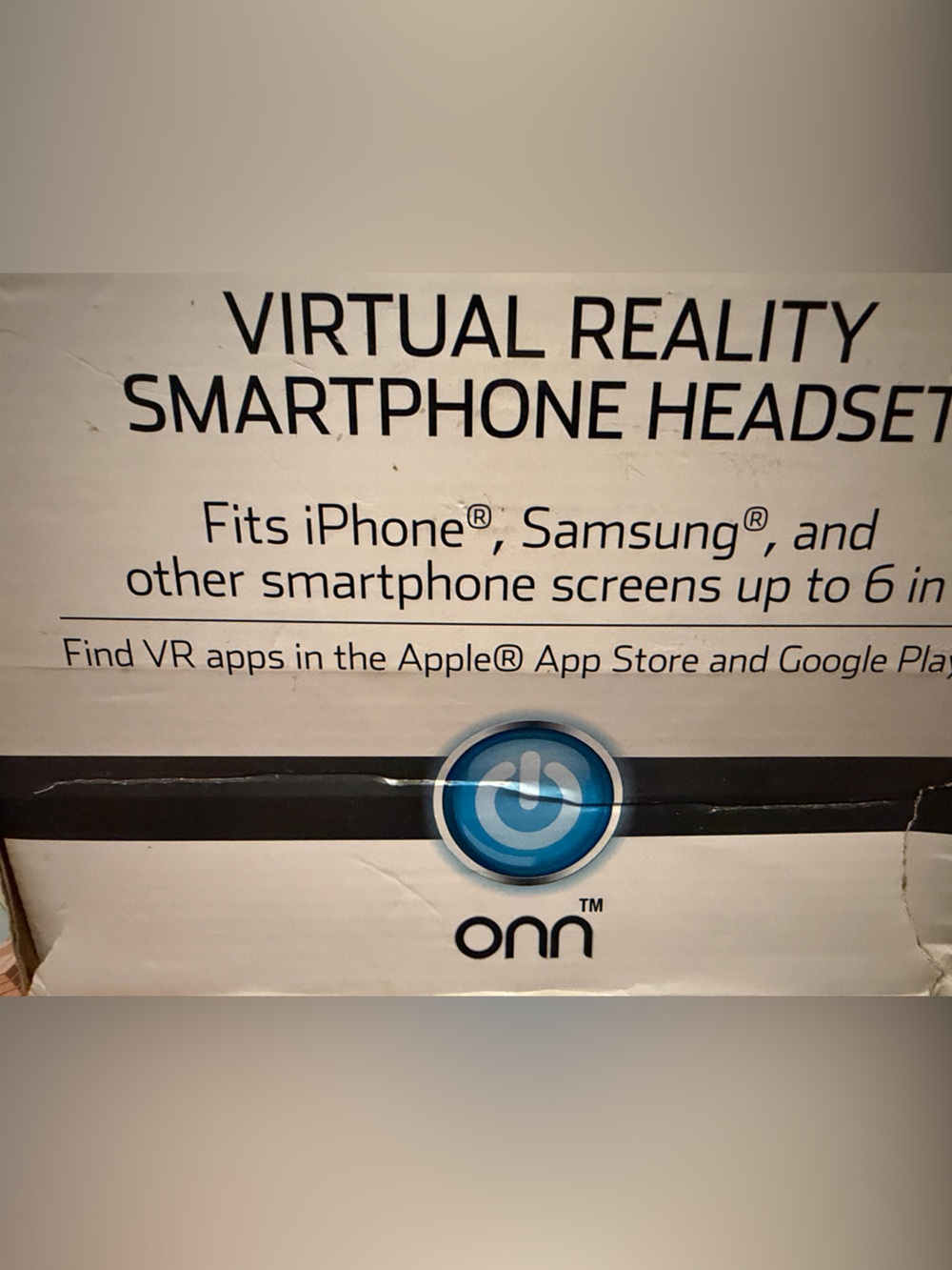 ONNO Virtual Reality Smartphone Headset - Black & Blue Logo